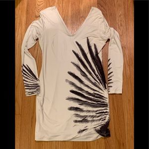 Bebe long sleeve mini dress